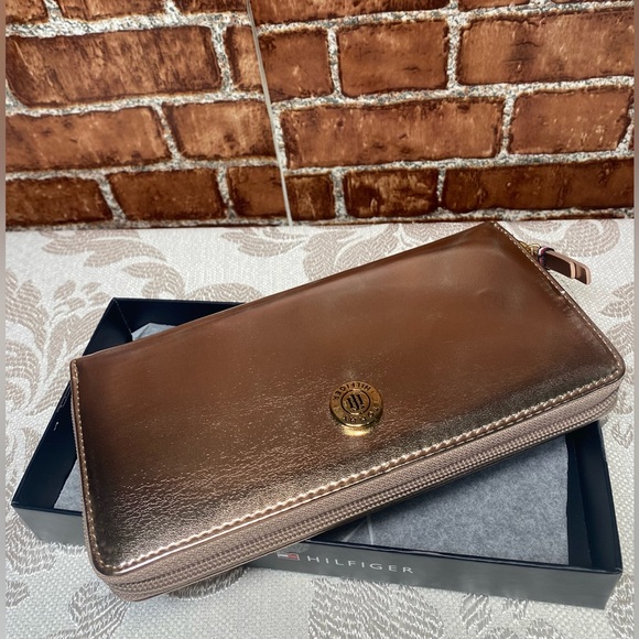 TOMMY HILFIGER WALLET ROSE GOLD METALLIC - Picture 5 of 16